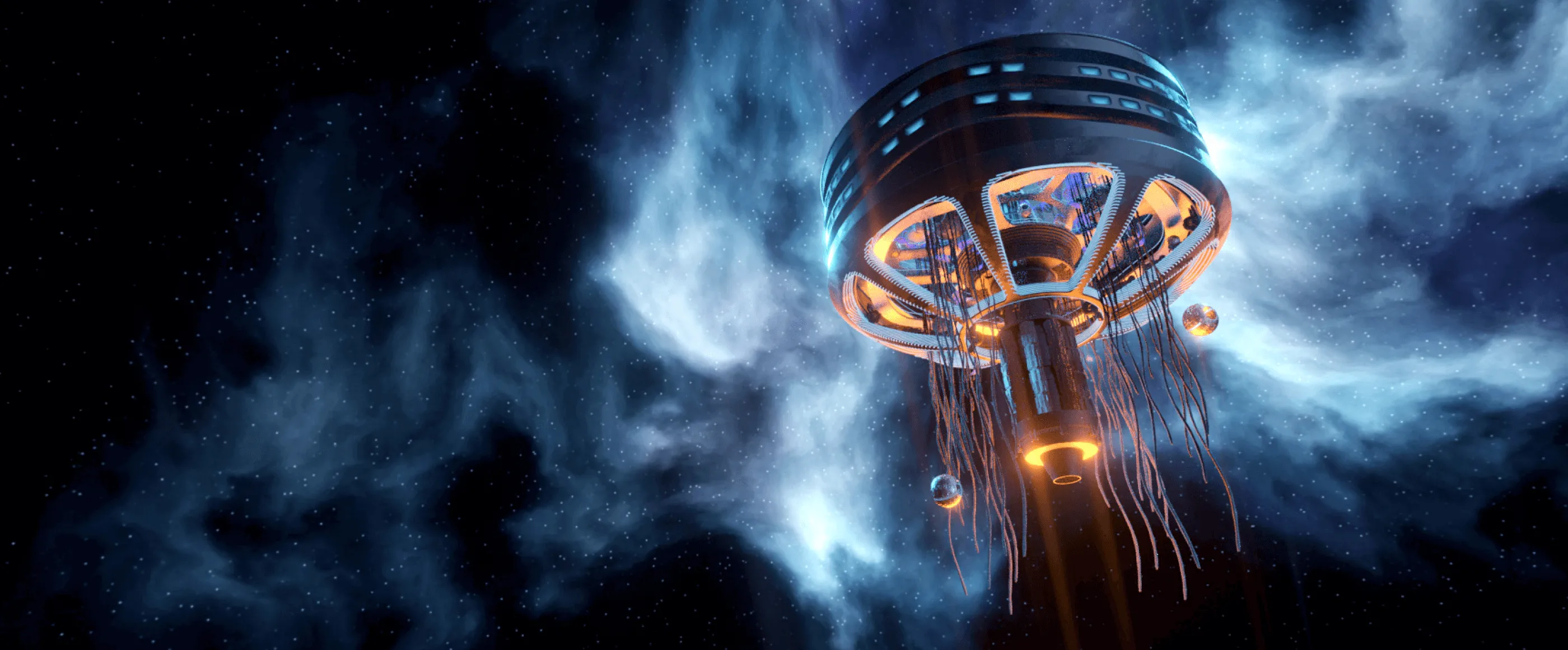 Starship in space